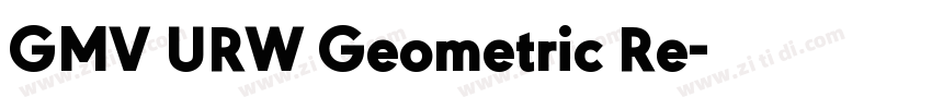 GMV URW Geometric Re字体转换
